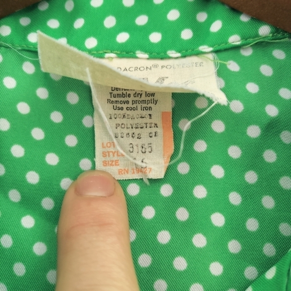 Vintage polyester top M - Picture 8 of 8